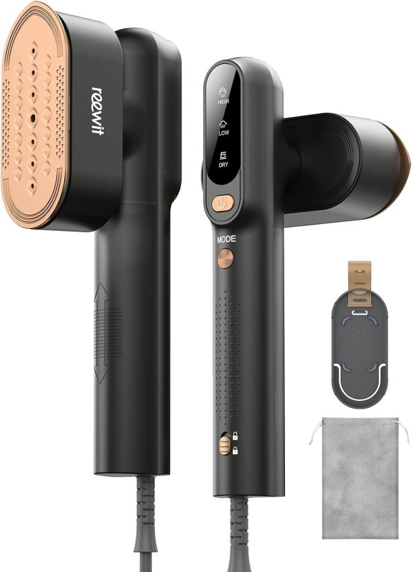 61mFqrpzsIL._AC_SL1500_-1.jpg Reewit Travel Steamer & Iron — 1200W, 100–240V